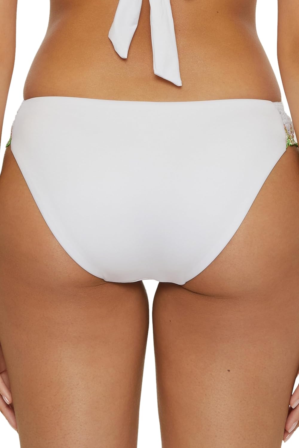 Becca Crochet Trimmed Bikini Bottom, Cheeky Coverage, Swimwear Separates for Women