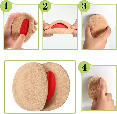 Miniatura 4 de SATINIOR 6 pares de orejeras de forro polar sin banda para las orejas, fundas de invierno unisex