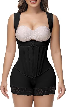 M MYODRESS Fajas Colombianas Moldeadoras Body Shaper Girdles Tummy Control Shapewear Post Surgery Compression Garment