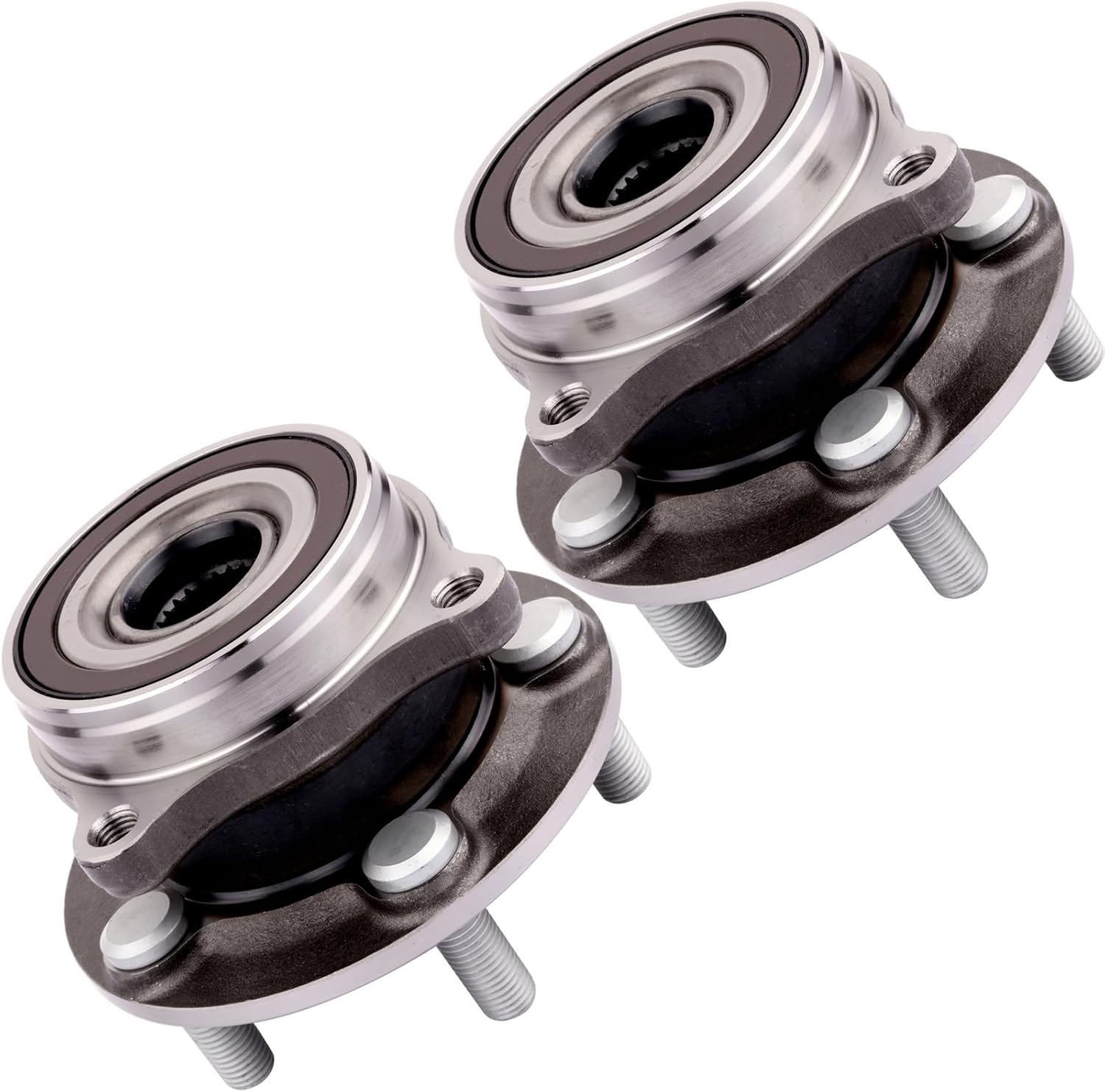 ECCPP Wheel Hub and Bearing Assembly Left Right Front 513287 fit for Lexus Ct200H 2011-2017, for Toyota Prius 2010-2015, for Toyota 5 Lugs Wheel Bearing Hubs ABS with Tone Ring Sensor 2pcs