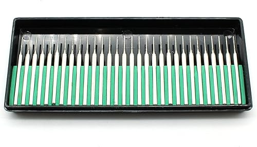 Miniatura 2 de TEMO Juego de brocas de vidrio con revestimiento de diamante grueso de 0039in 132 pulgadas grano 80 con vástago de 18 pulgadas compatible con