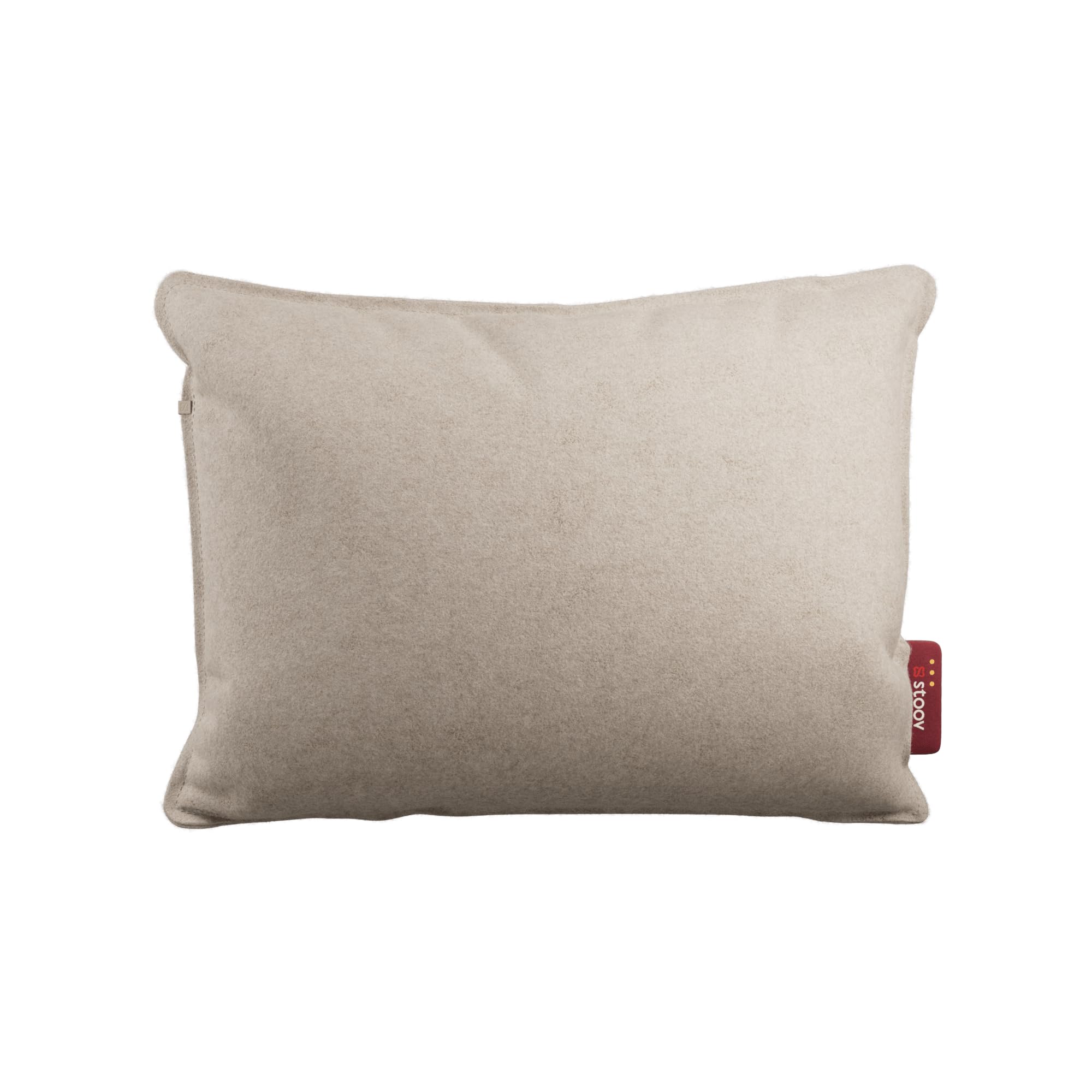 Stoov Heizkissen mit Abschaltautomatik - Kabelloses Wärmekissen mit Base Akku: Wärme - Elektrische Wärmflasche für Rücken & Nacken - Ploov³ 45x60 cm Original Beige