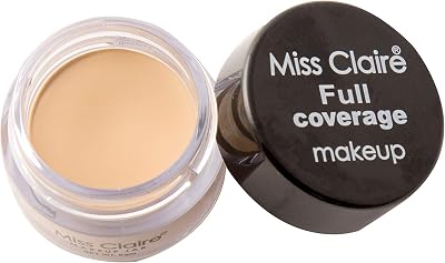 Miss Claire Full Coverage Makeup + Concealer #8, Beige, 6 g