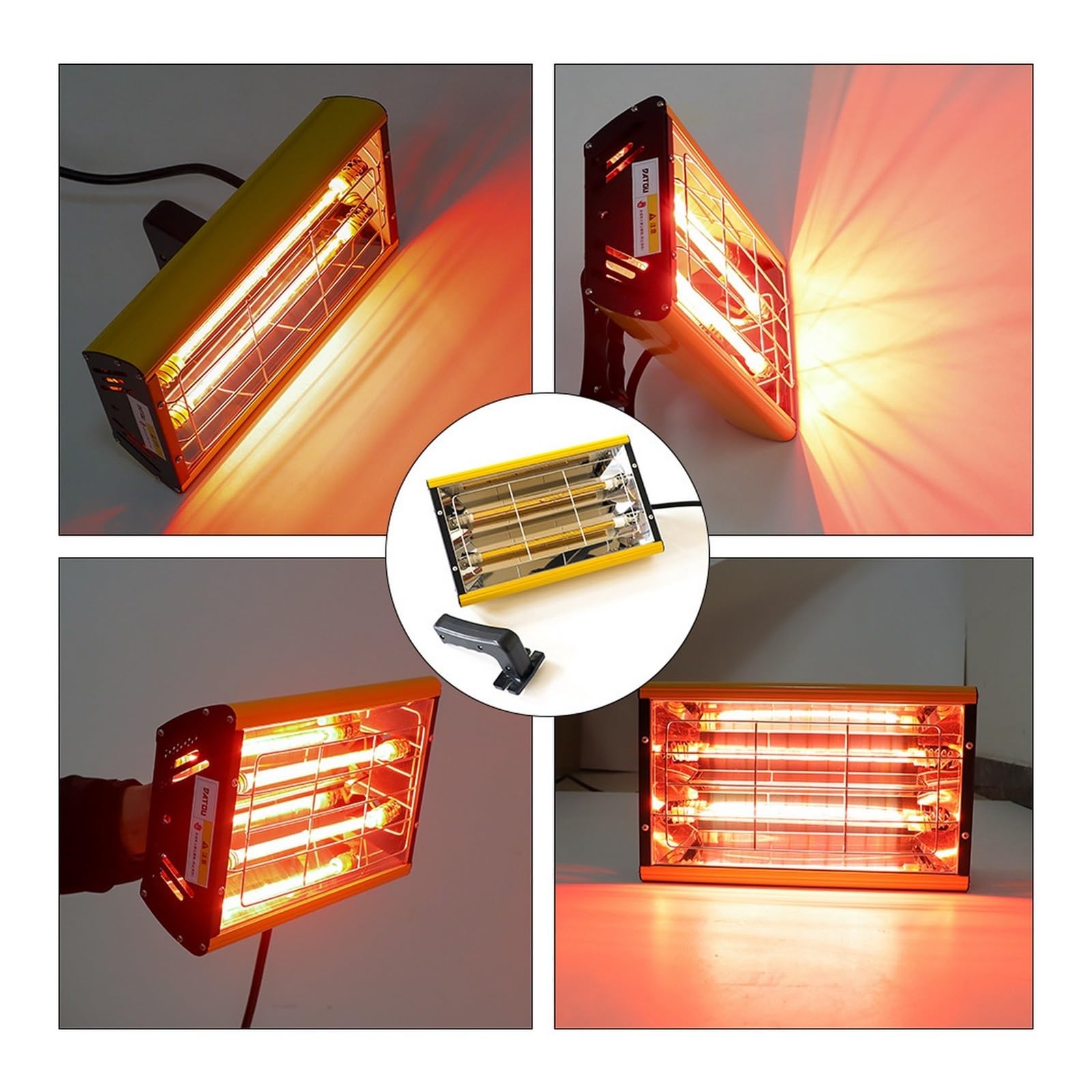 Lampada For Polimerizzazione Della Vernice A Infrarossi Da 2000 W For L'essiccazione Della Vernice Calda Lampada Riscaldante Riscaldatore Lampada A Infrarossi Luce Cabina Di Verniciatura A Spruzzo A O
