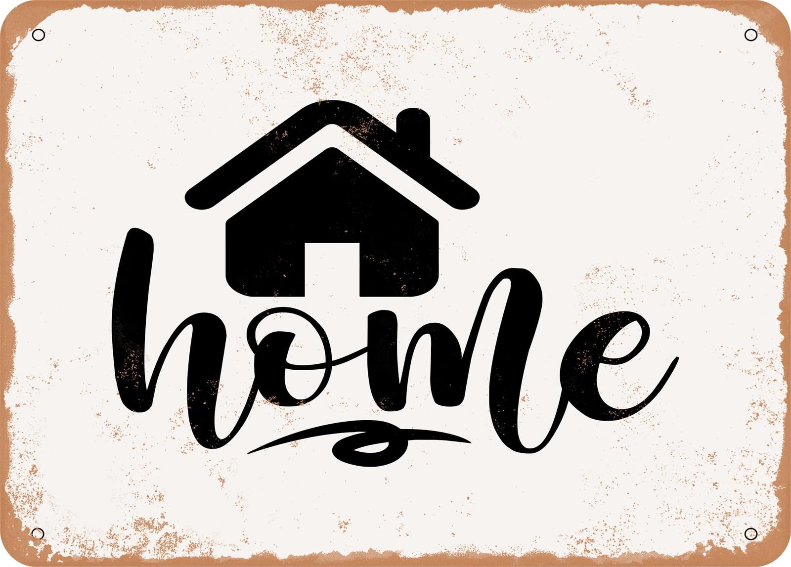 Metal Sign - Home - 5 - Vintage Look Sign home decor