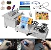 Lapidary Equipment for Beginners,750w Bench Polisher, Engraving/Cutting/Polishing/Drilling 4 in 1,Adjustable Speed,Suitable for Polishing and Grinding of Various DIY Crafts
