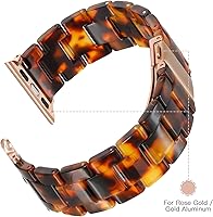 Vista 62 de Lightweight Resin Band For Apple Watch Series 11 10 SE 9 8 7 6 5 4 3 2 1 Ultra 3 2, Fashion Adjustable Replacement Strap for iWatch Bands 38mm 40mm