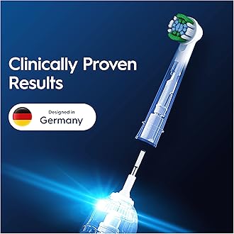 Oral-B Pro Precision Clean Electric Toothbrush Head, X-Shape And Angled Bristles for Deeper Plaque Removal, Pack of 8 Toothbrush Heads, White