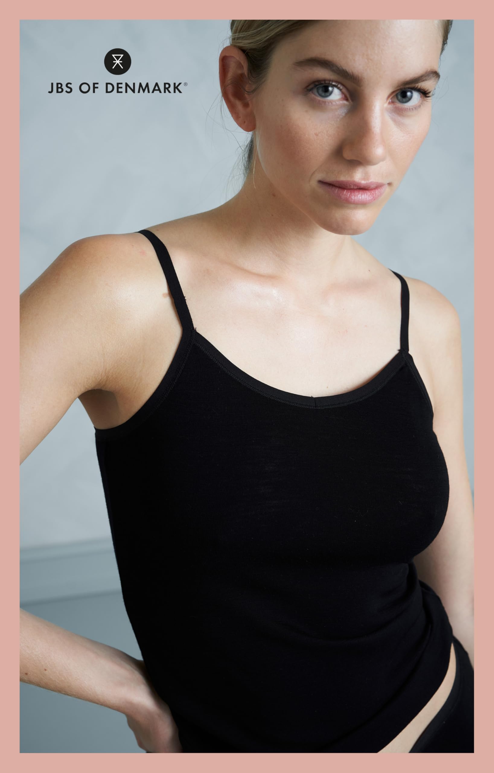 Merino Unterwäsche Damen, 100% Merinowolle Unterhemd, Weich und Atmungsaktives Tank Top, 175 GSM Premium Merino Wolle