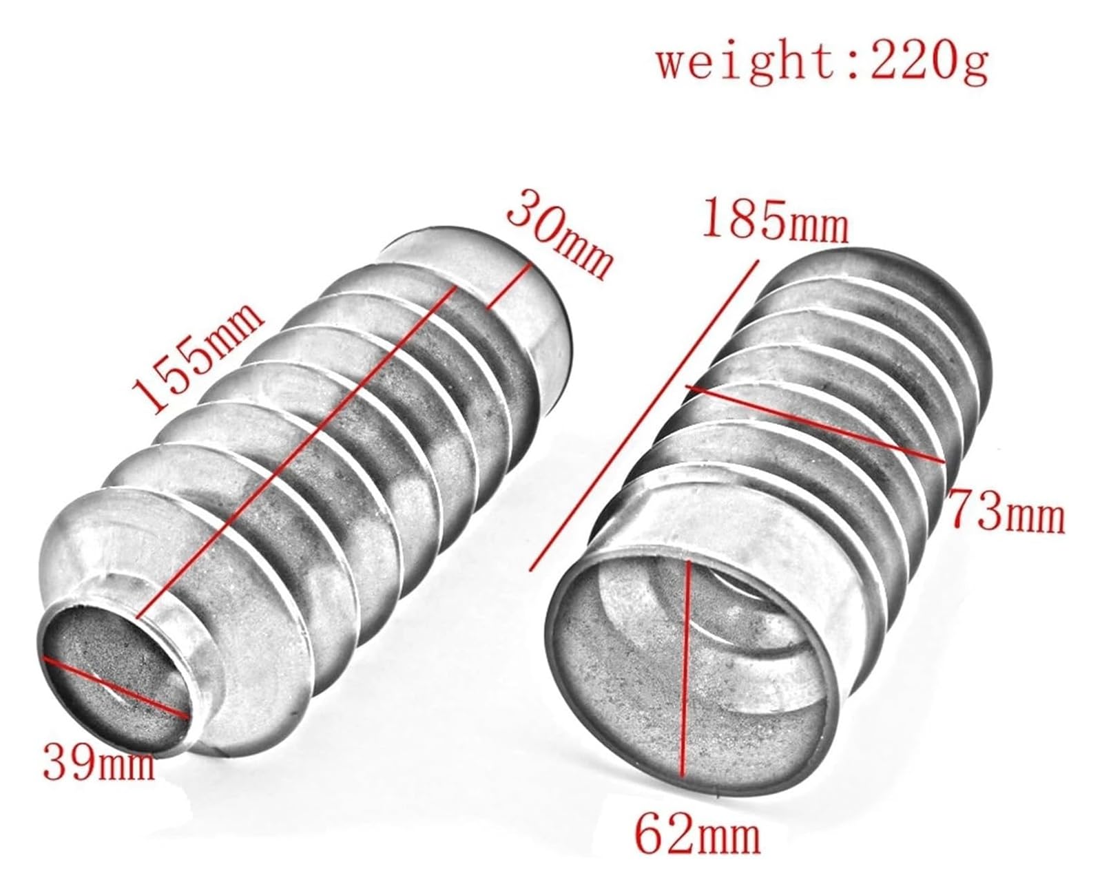 Motorrad-Vorderradgabel-Schutzabdeckung, 2 Stück | Passend for Harley Davidson Sportster XL883/1200 FXD 39 mm Gamaschen Gators