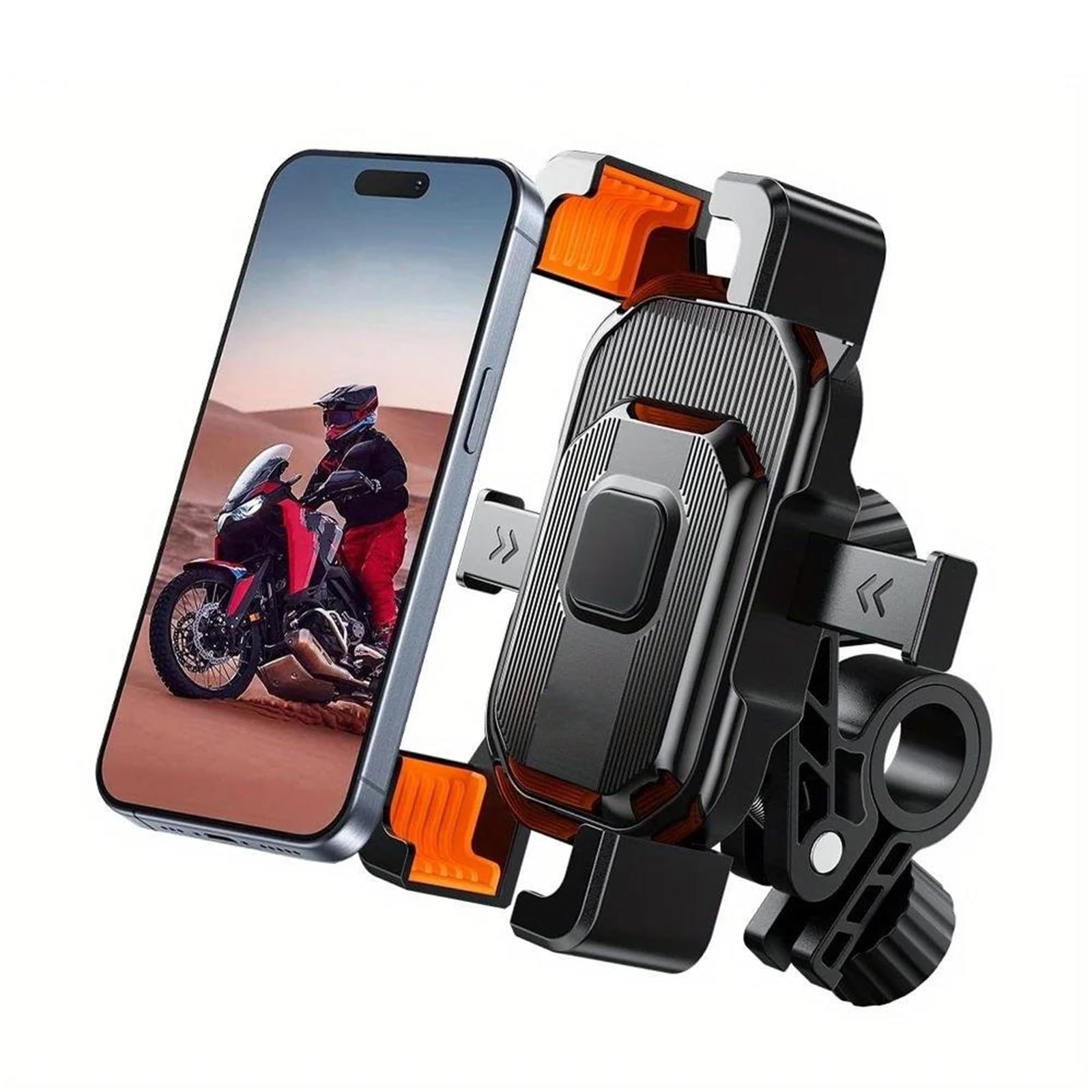 Supporto Telefono Bici Moto Manubrio Presa Cellulare Per Smartphone 4,7-6,7 Pollici