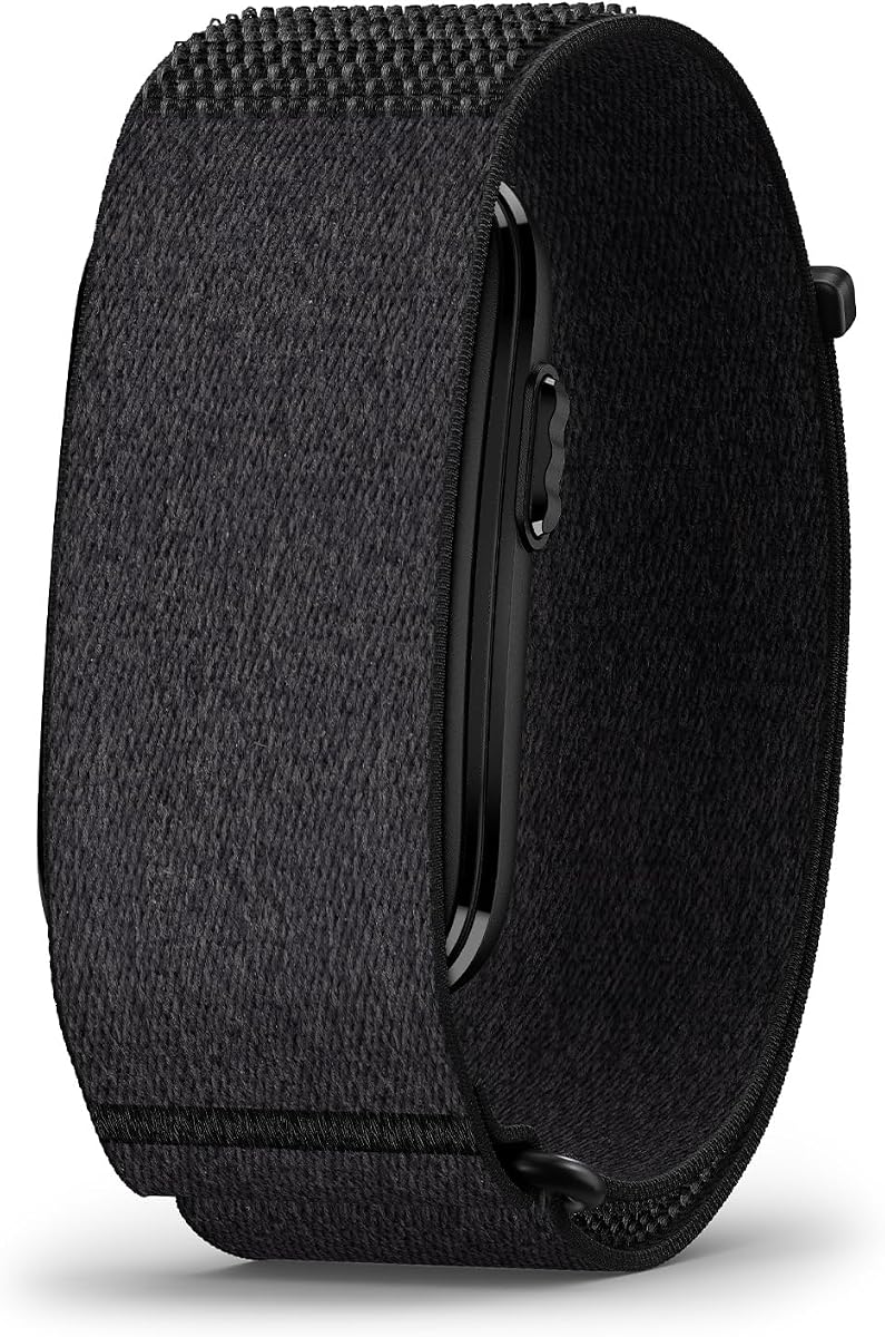 Pulsera inteligente Garmin CIRQA™, sin suscripción, L-XL negra | Rastreador de salud y estado físico sin pantalla, no requiere suscripción, detecta automáticamente una variedad de actividades