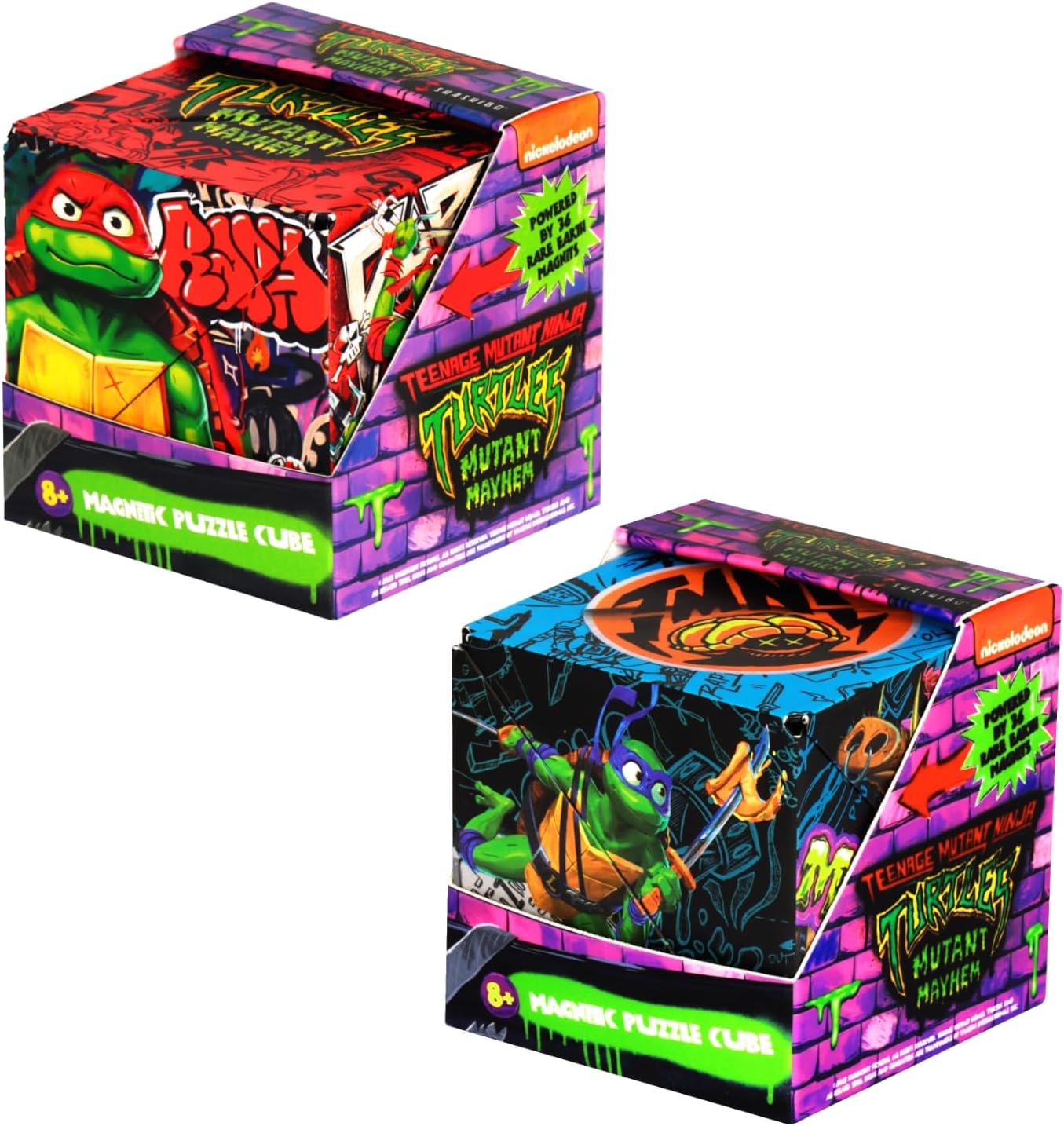 SHASHIBO Teenage Mutant Ninja Turtles Shape Shifting Box - Raphael Series 2 + Leo Series 1