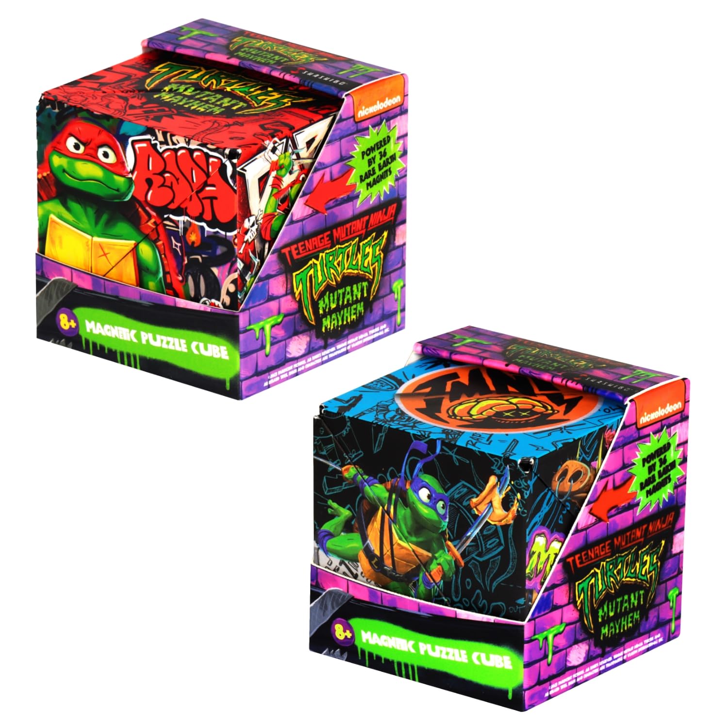 SHASHIBO Teenage Mutant Ninja Turtles Shape Shifting Box - Raphael Series 2 + Leo Series 1