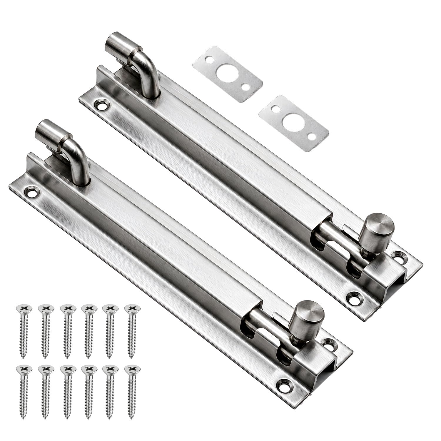 Volo L Shape/Marble Stainless Steel Towerbolt/Door Latch, Pack of 2 Pieces (450mm (18 Inch)) — Amazon image 11