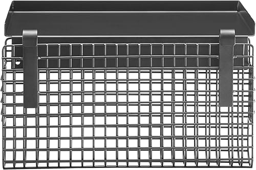 Miniatura 51 de Walker Edison Timothee - Litera de tamaño matrimonial sobre escritorio para la computadora, de metal, tamaño matrimonial, color blanco Blanco,Negro