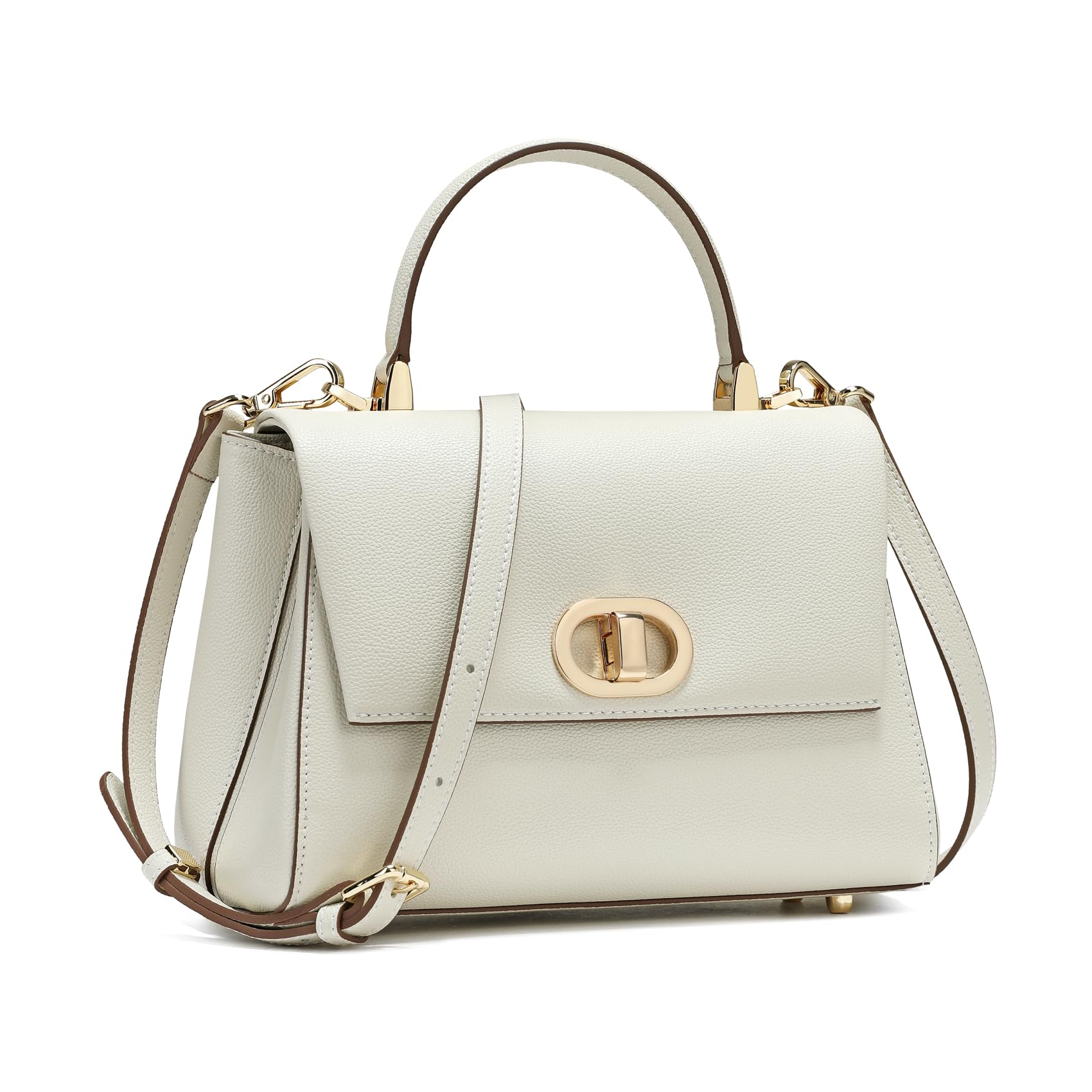 quipudaWomen's Handbag, Shoulder Bag, Women's Leather Handbags, Women's Shoulder Bag, Comes with Removable Shoulder Strap