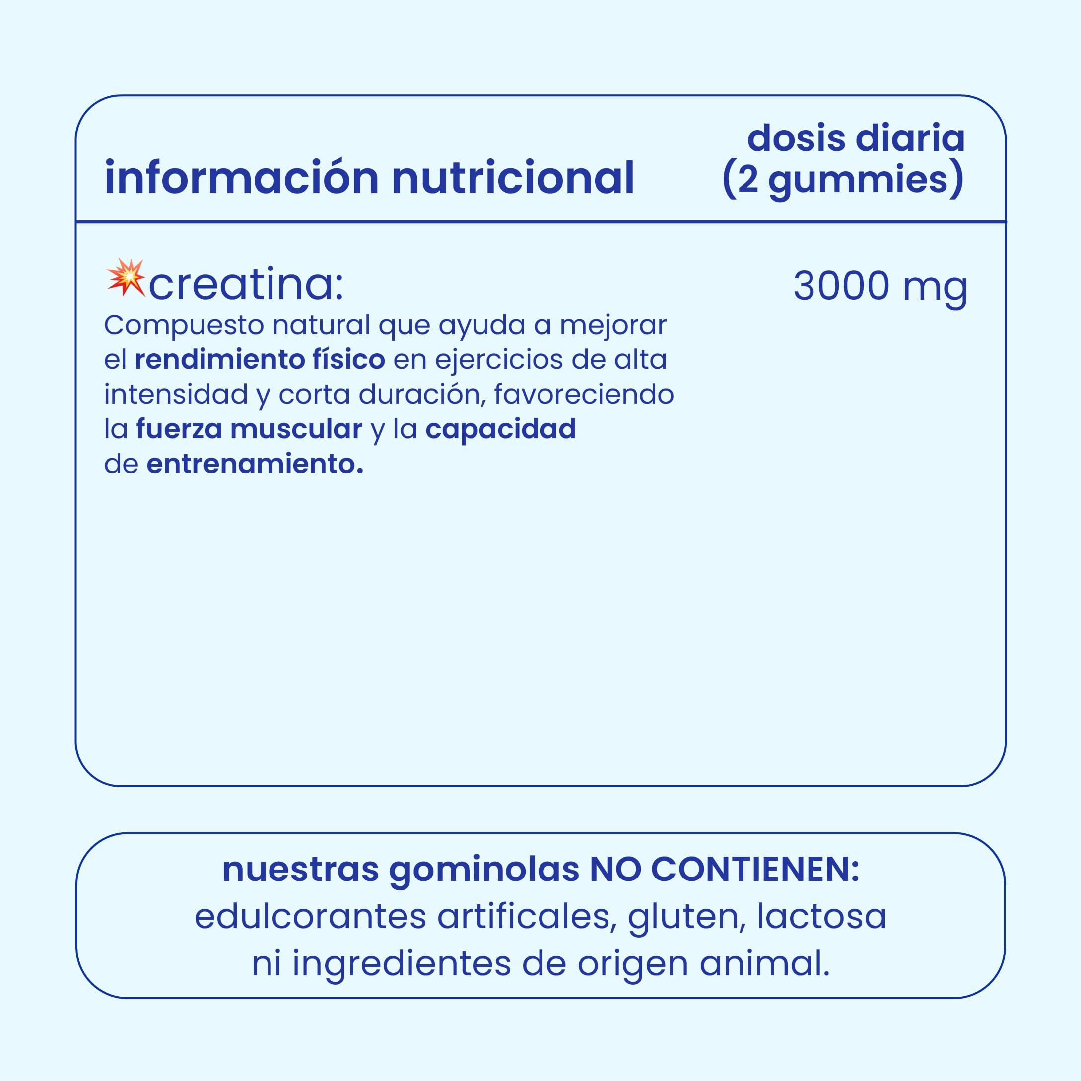 Gominolas de Creatina Monohidrato pura – 1,5 g por Gummy – 60 Gummies veganas – Pre-Workout Fuerza, Rendimiento Físico y Mental – Refuerzo Cognitivo – Sabor Fresa – Jelly Pills Sports – 1 mes