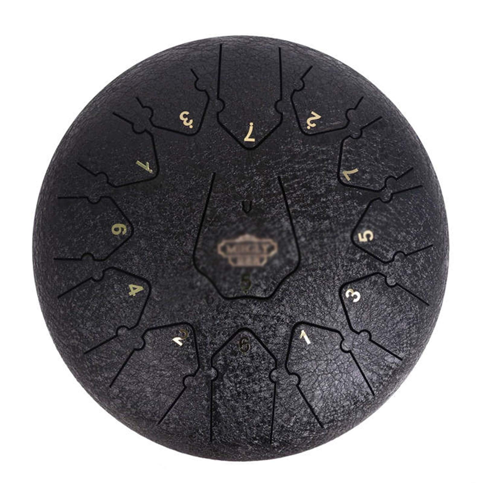 Strumento Percussioni Da 12 Pollici a Tamburo Da 12 Pollici Da 12 Pollici in Acciaio, Tambourine Con Bacchette, Borsa Tote, Regalo Per Principianti E Amanti Dello Yoga, Meditazione (Color : A)
