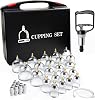 Professional Cupping Therapy Set with Vacuum Pump,22 PCS Cupping Sets with Storage Box, Cupping Therapy for Tension and Relaxing Muscles, Cupping Set for Whole Body, with Acupressure Point Magnets
