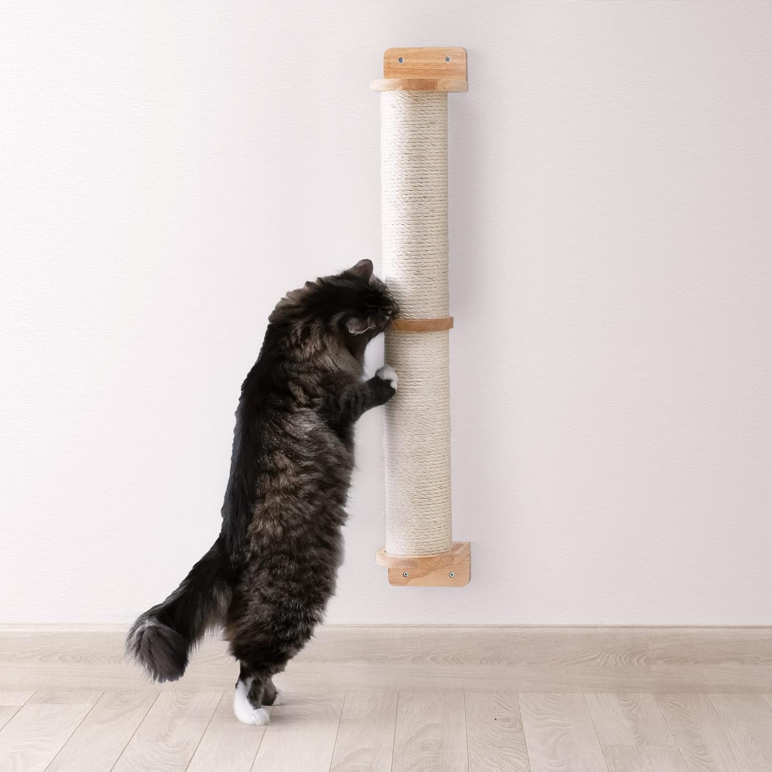 Furmia Cat Wall Scratcher, Cat Wall Furniture For Indoor Cats, Wall Mounted Cat Scratching Post, Modern Cat Scratcher, Cat Scratcher…