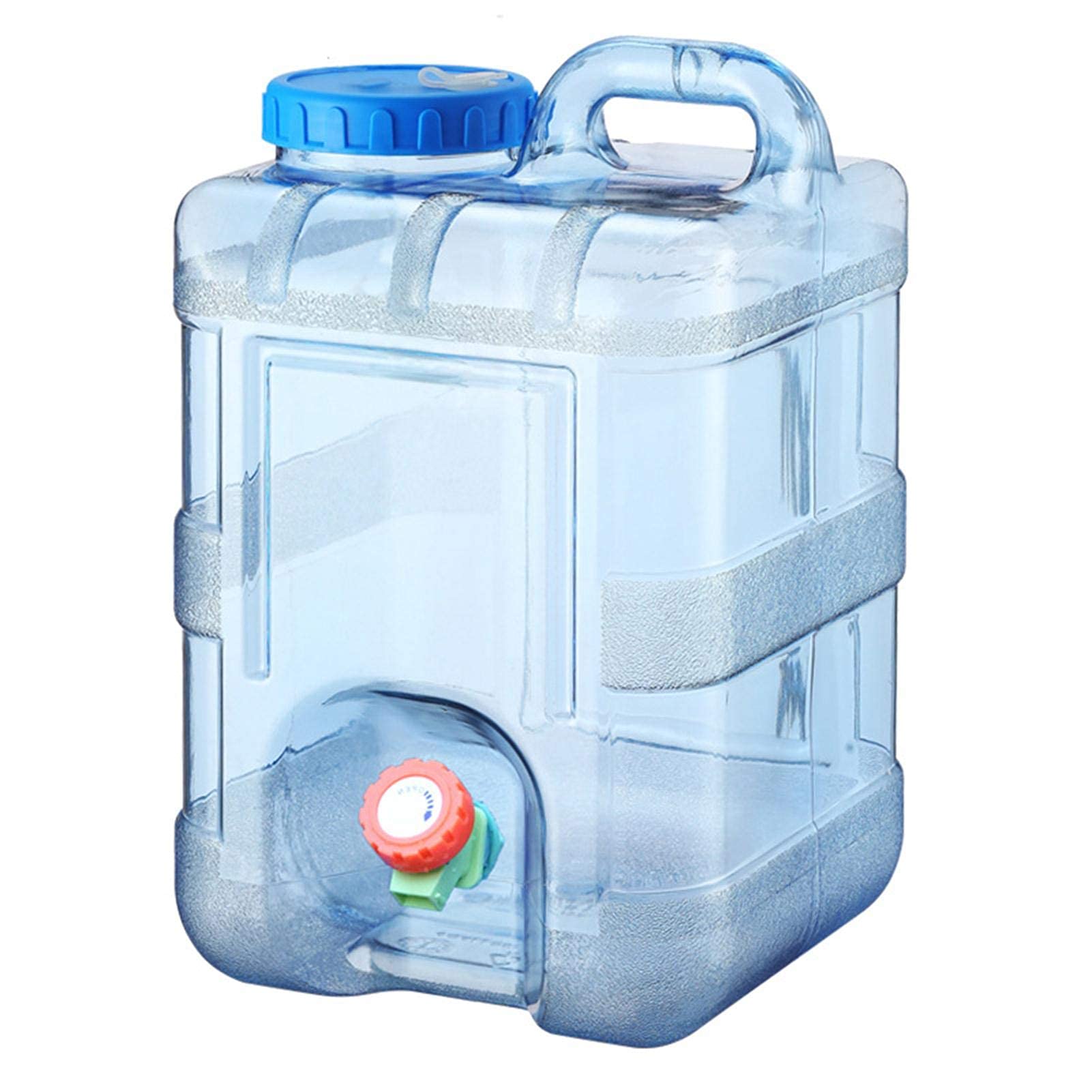 10L/15L/20L Camping Hiking Water Bucket Portable Car Water Container with Tap, Driving Water Tank Water Bottle Carrier for Outdoor Travel Bucket Home Emergency Drinking Storage Kettle