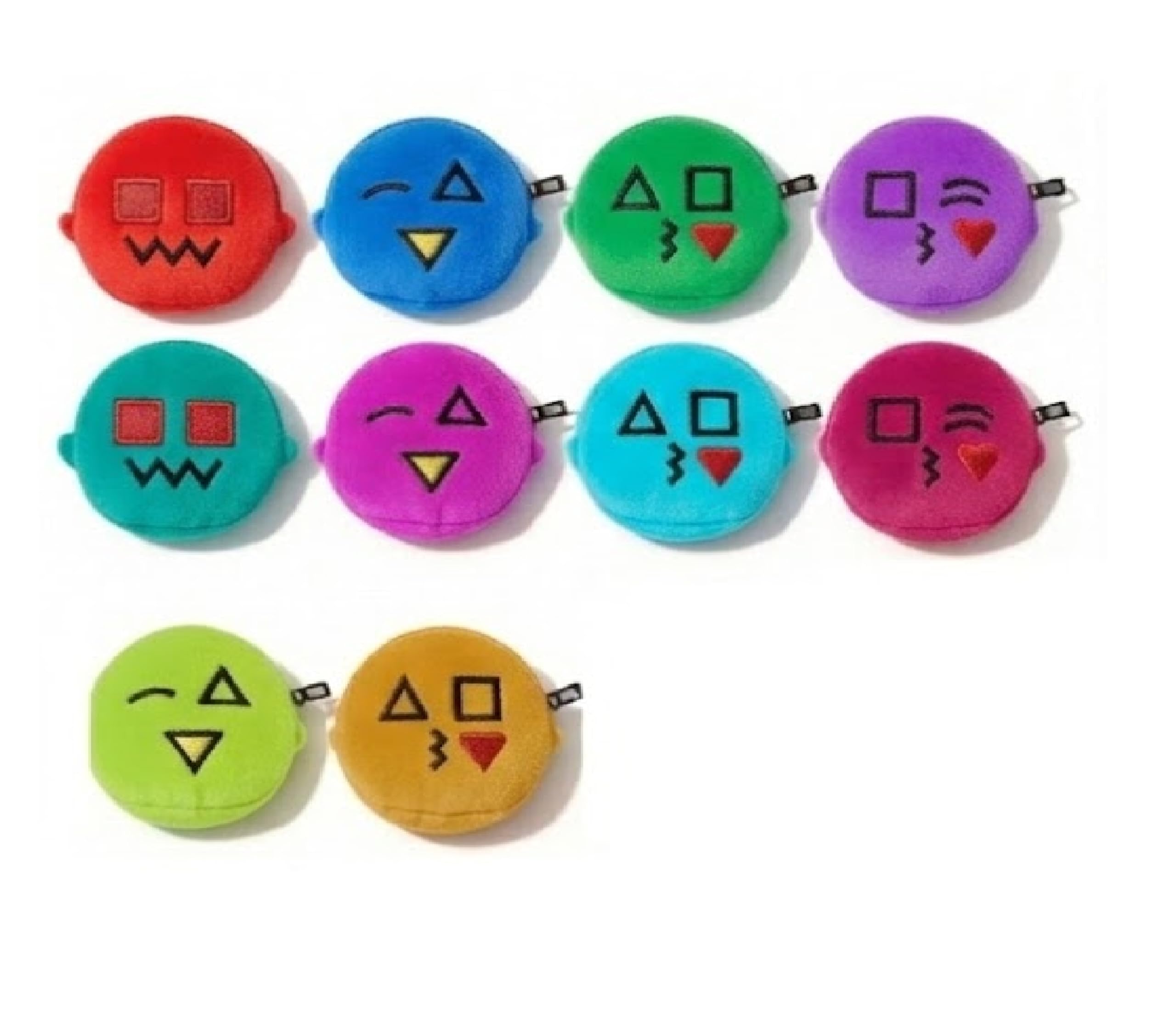 Birthday Party Return Gift Ideas Bulk for Kids Children Boys Girls Bags Multicolour Zip Pouch Trendy Various Emotions Coin Purse Cradle cermony Baby Naming Pack (10) (10)-image-5