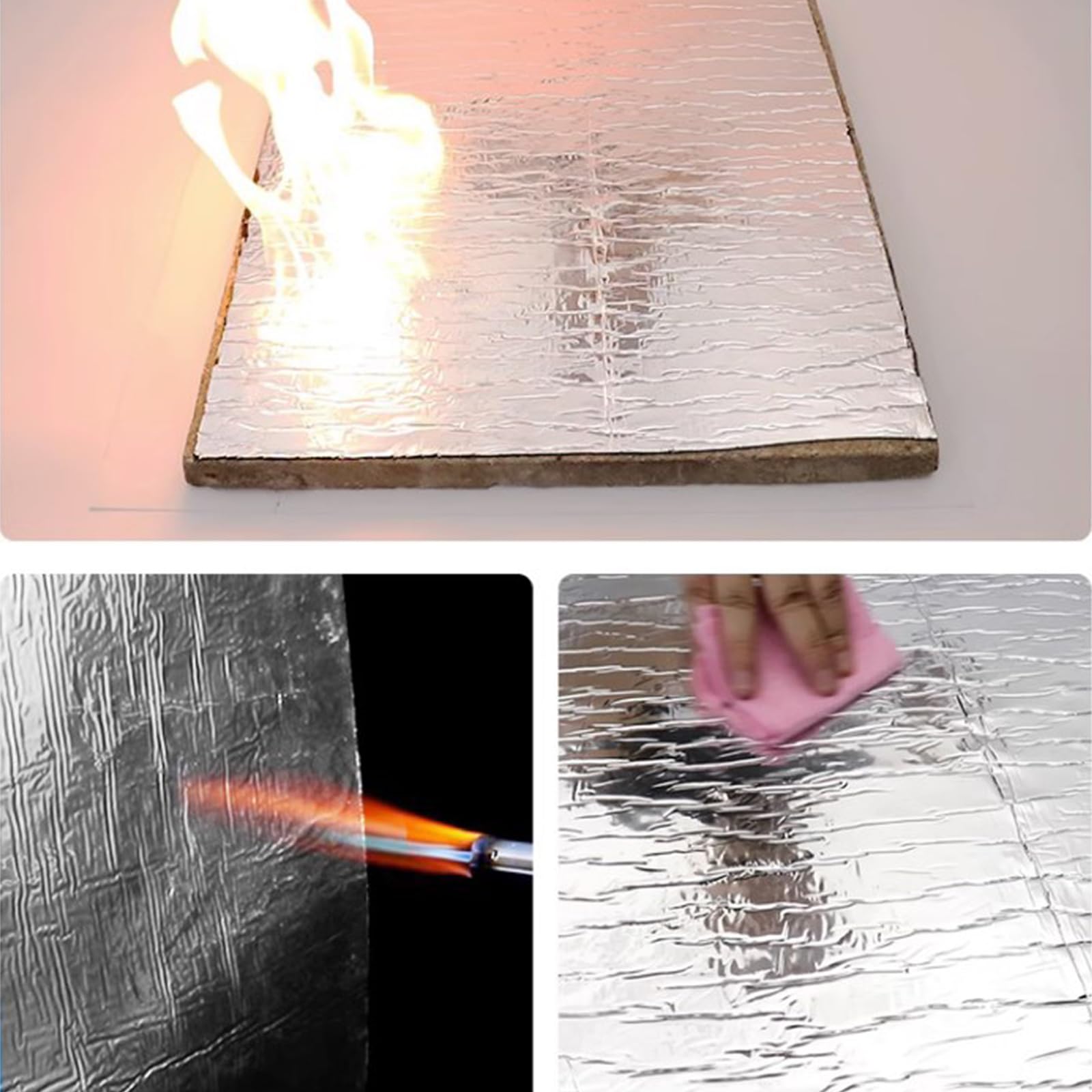 Cinta de Aluminio autoadhesiva para Exteriores, Cinta de Sellado de butilo, Cinta bituminosa, Cinta Impermeable para reparación de techos, para Agujeros de Fugas en canalones, PARC