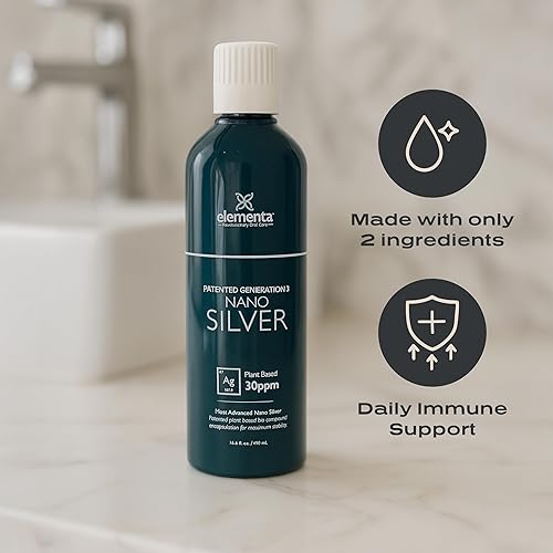 Miniatura 7 de Elementa Silver - Nano Silver Liquid 16 oz. Apoyo inmunológico natural