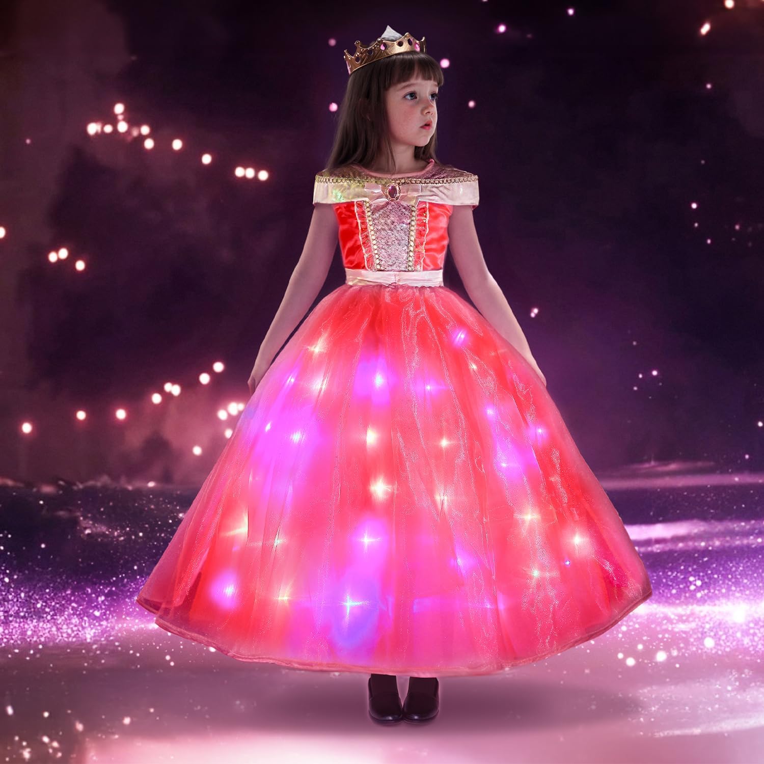 Foierp Light Up Princess Dress for Girls Princess Nigeria Ubuy