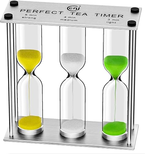 Various Magnetic Sand Glass Tea Timer 3-Minute and 5-Minute