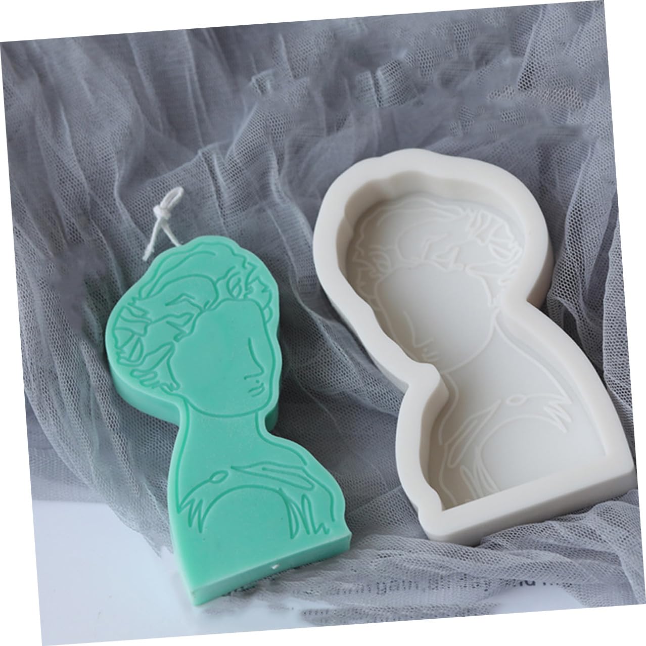 ARTIBETTER 3 Moldes Para Galletas Moldes Para Jabón Hechos A Mano Moldes Para Pasteles Moldes De Silicona Para Velas Moldes Para Retratos Moldes Para Hacer Jabón Moldes Para