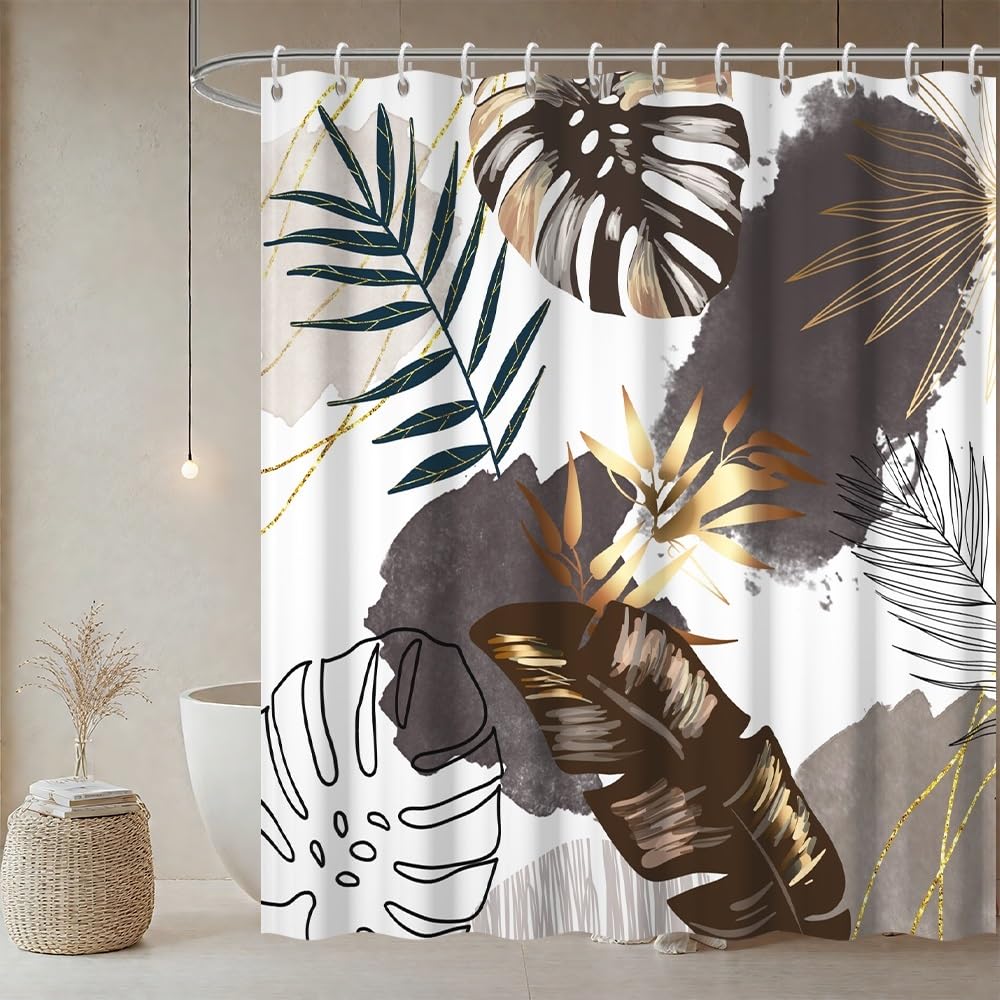 Uiiooazy Duschvorhang 180x200cm, Duschvorhang Anti Schimmel