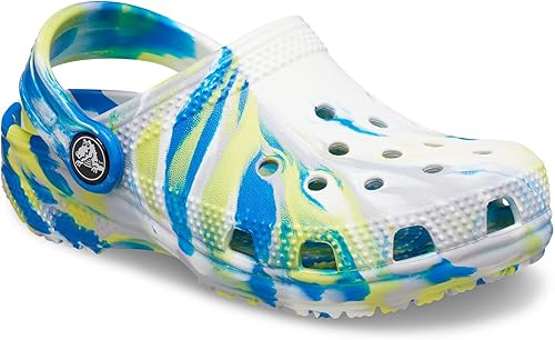 Miniatura 2 de Crocs - Zuecos clásicos para niños, diseño de teñido anudado jaspeado