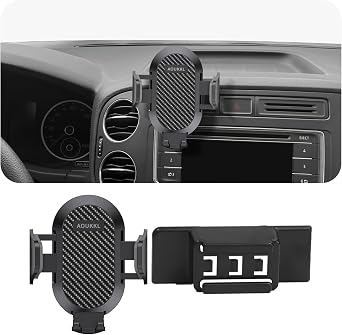 Car Phone Holder Fits for Volkswagen VW Tiguan 2009-2017 Accessories,Thick Cases Friendly,Cell Phone Mount for 4.7-7 in Phones,360 Degree Rotation,Easy to Install