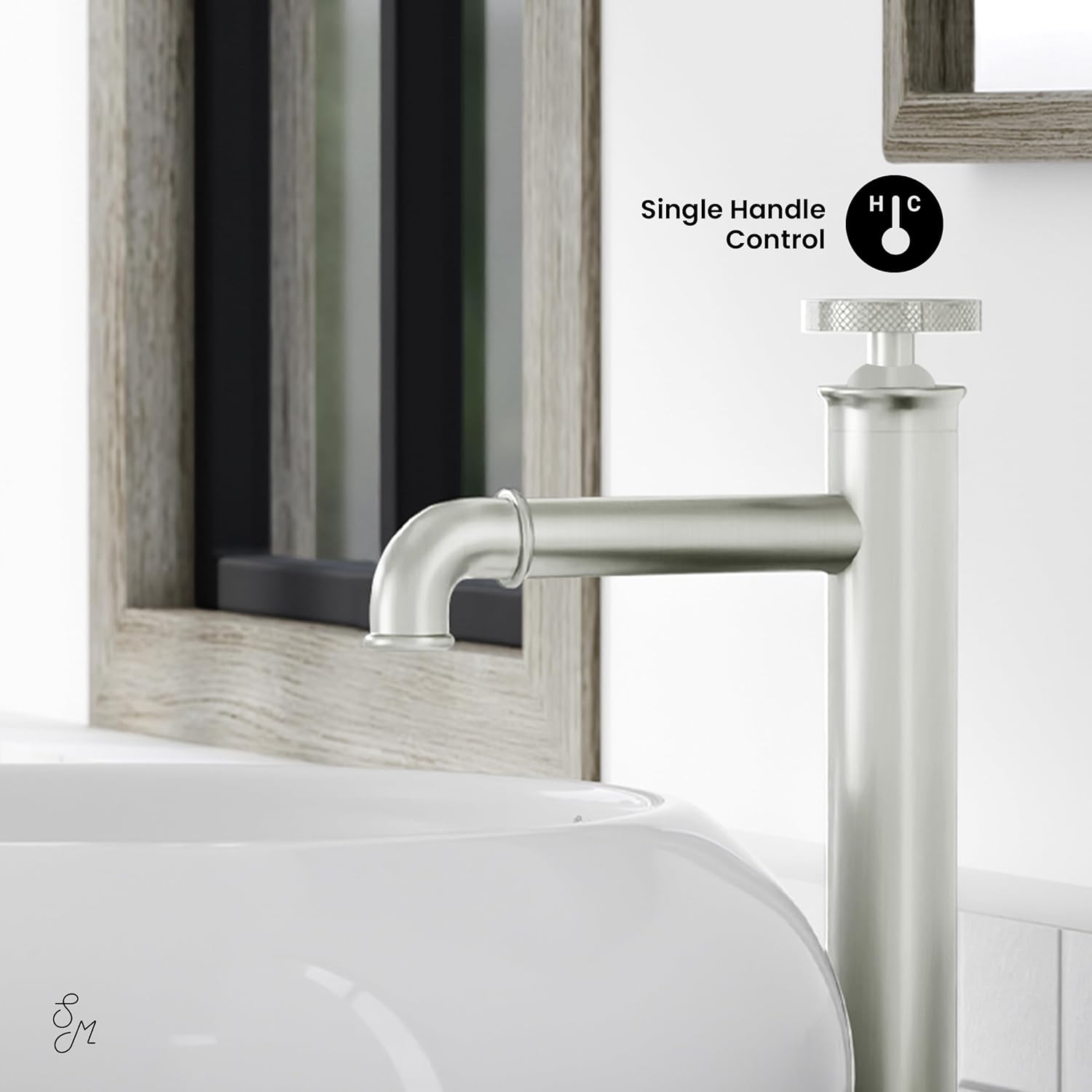 Swiss Madison Well Made Forever SM-BF81BN Swiss Madison Bathroom Faucet, Brushed Nickel