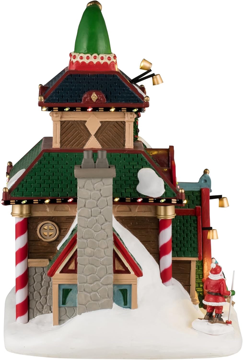 Lemax Elwood's Elf Lodge, Battery-Operated(4.5V), Lighted Buildings, #45224