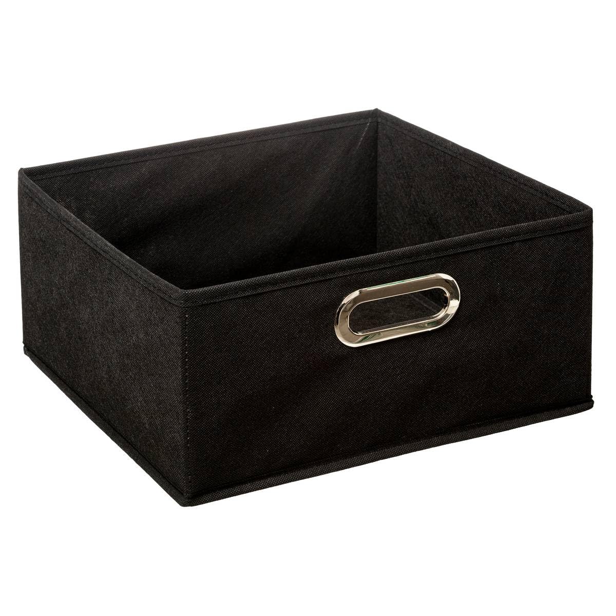 5 Five Simply Smart Aufbewahrungsbox 31x31x15 Cm Schwarz – Stylische Stapelbox Für Ordnung
