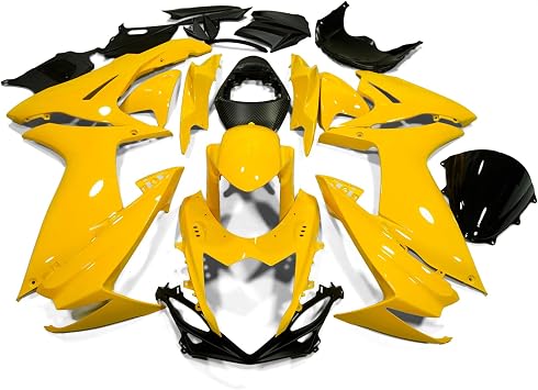 Motorcycle Bodywork Fairing Kit for Suzuki GSXR 600 GSXR 750 2011 2012 2013 2014 2015 2016 2017 2018 2019 2020 Yellow