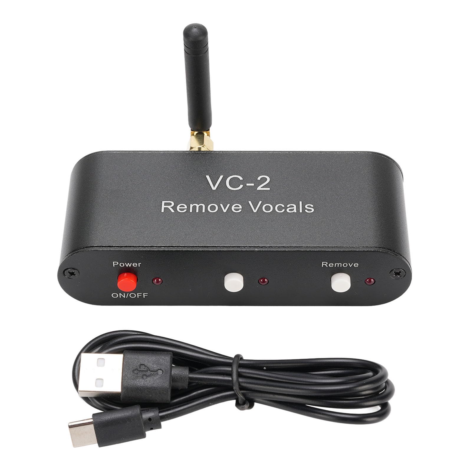 VC2 Karaoke Vocal Remover, Canceller della Voce in Tempo Reale con Ingresso Aux da 5,0 e 3,5 Mm, per Altoparlanti e Macchine per Karaoke