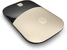 HP 2.4GHz Wireless USB Mouse Z3700 Matte Gold/Glossy Black, Modern Gold X7Q43AA#ABL