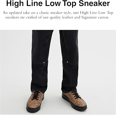 Coach Men's High Line Low TopSneaker