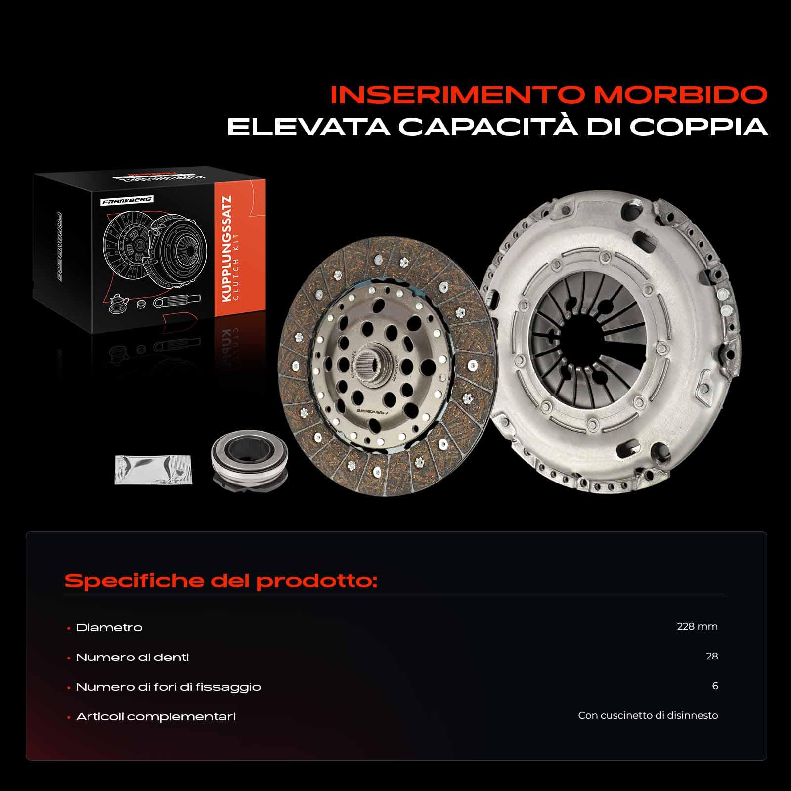 Frankberg Kit frizione 02A141165A