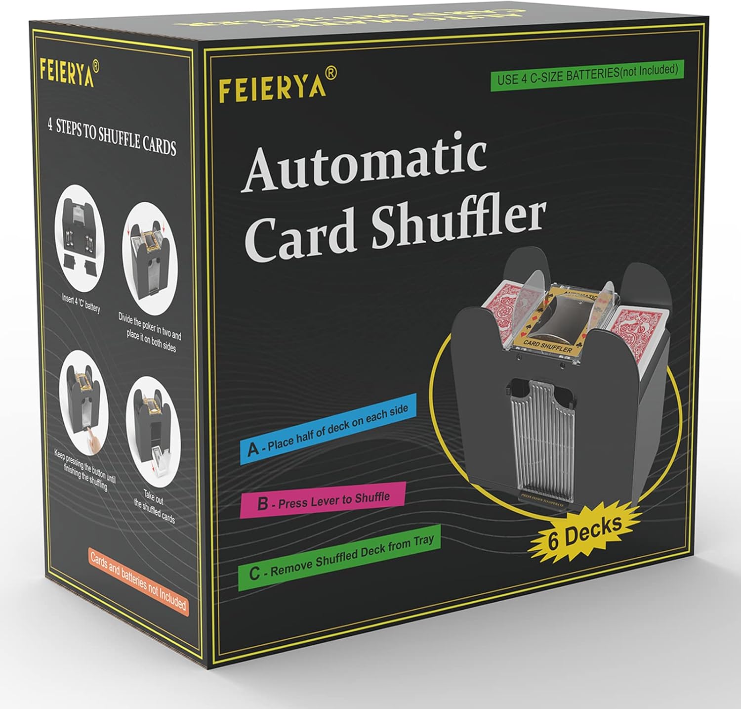 Barajador Eléctrico De Cartas De Alta Resistencia Para Juego | Envío Gratis