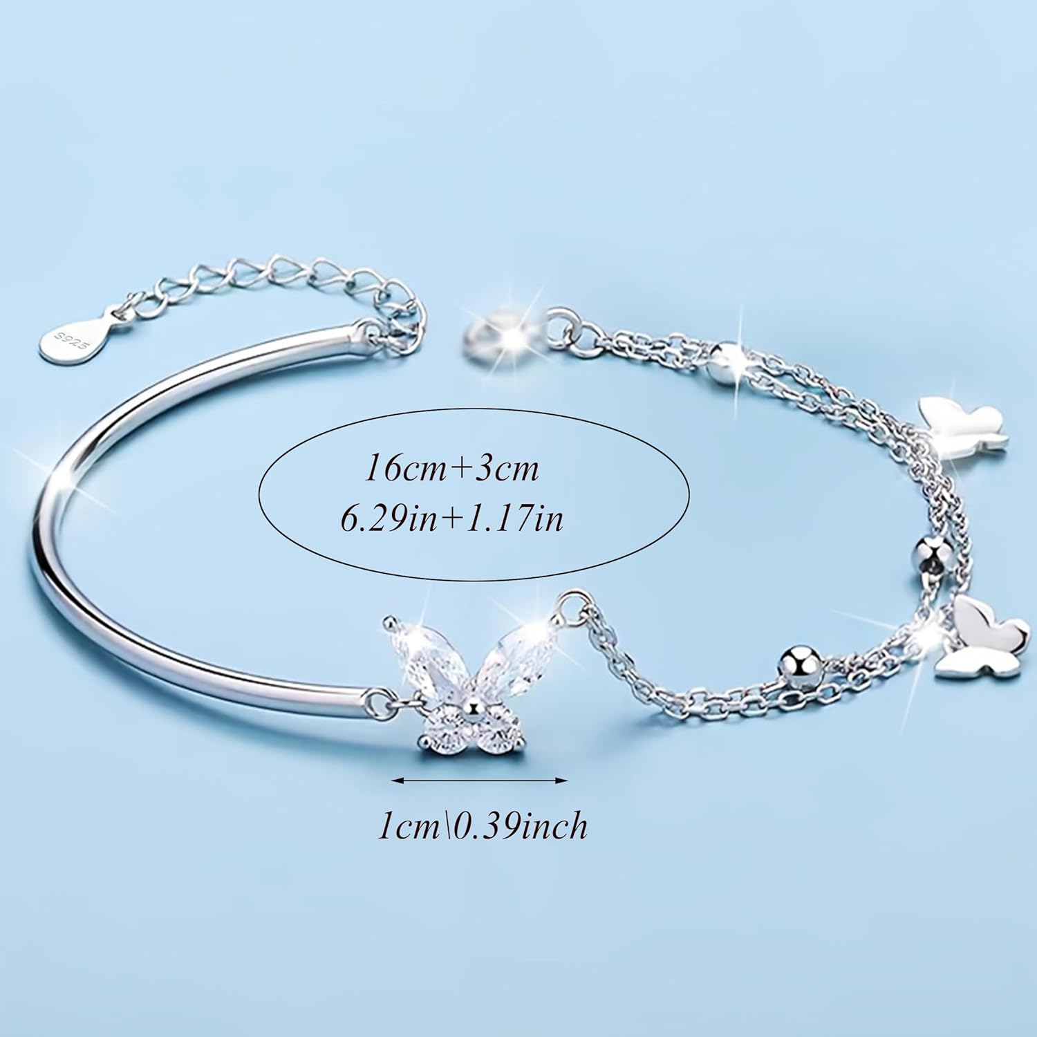 Dainty 925 Sterling Silver Knot Bracelet to Daughter Mom 14K Gold Plated Couples Matching Forever Infinity Bracelets Snake Chain Bracelet Love Knot Friendship Best Friend Wedding Valentine's Day Jewelry - Image 5