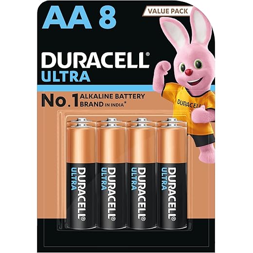 Duracell Ultra AA Battery Pack of 8