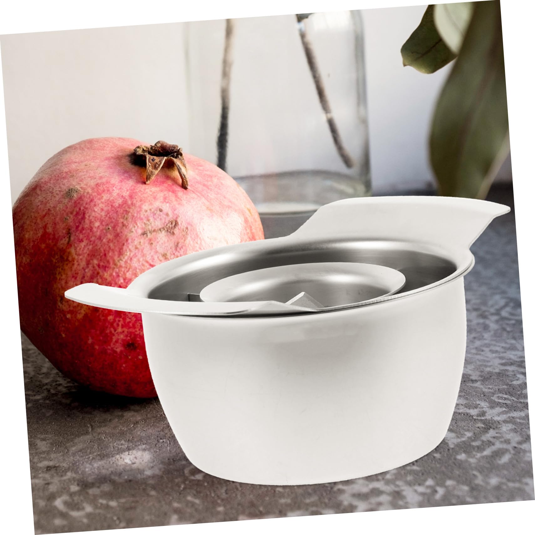 Set Utensile Ciotola AntiGraffio in Acciaio Inossidabile per Pelare Melograno e Design Antiscivolo per Uso Domestico e Commerciale
