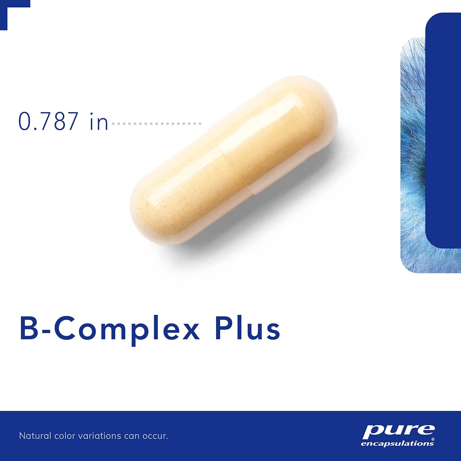 Pure Encapsulations B-Complex Plus | B Vitamins Supplement to Support Red Blood Cell Growth, Neurological and Psychological Health, Cardiovascular Health, Energy Levels, and Eye Sight* | 60 Capsules : B Vitamin Complex : Health & Household