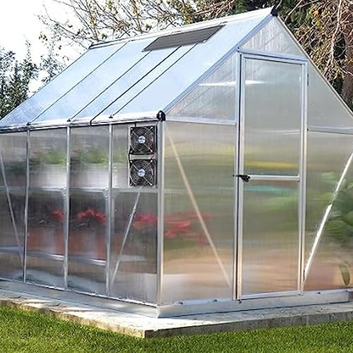 Miniatura 6 de Kit de ventilador de panel solar al aire libre 15w para invernadero de gallinero