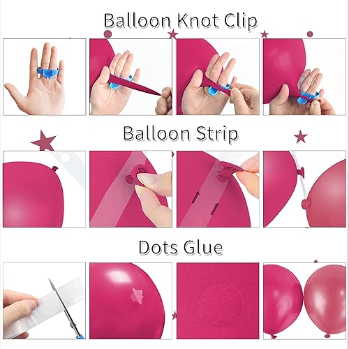 Miniatura 7 de HYOWCHI Suministros de fiesta de cumpleaños de vaca de granja, 144 piezas de decoraciones de fiesta de vaquera, arco de guirnalda de globos, arco de